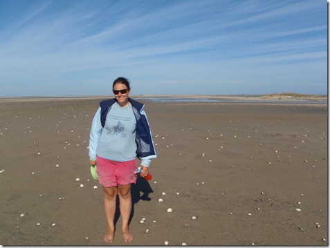 clam bed at Cape Lookout